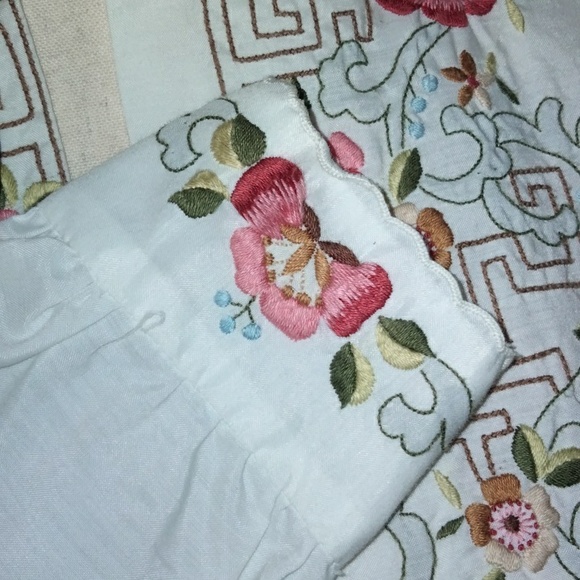Vintage Embroidered Asian Blouse Small - Picture 3 of 8